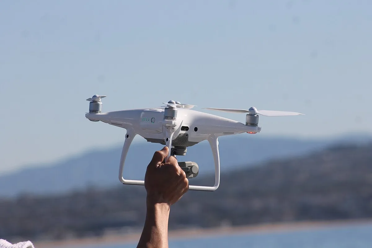 DJI Phantom 4 — flown by pilots on HireDronePilot