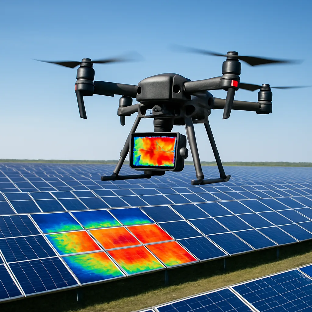 Thermal imaging drone inspection in Ahmedabad - 2
