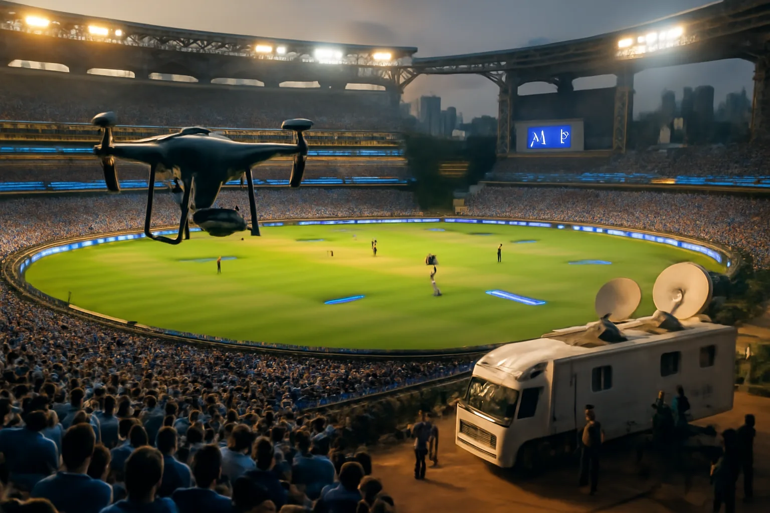 Aerial coverage for sports and live broadcast in Jaunpur - 2