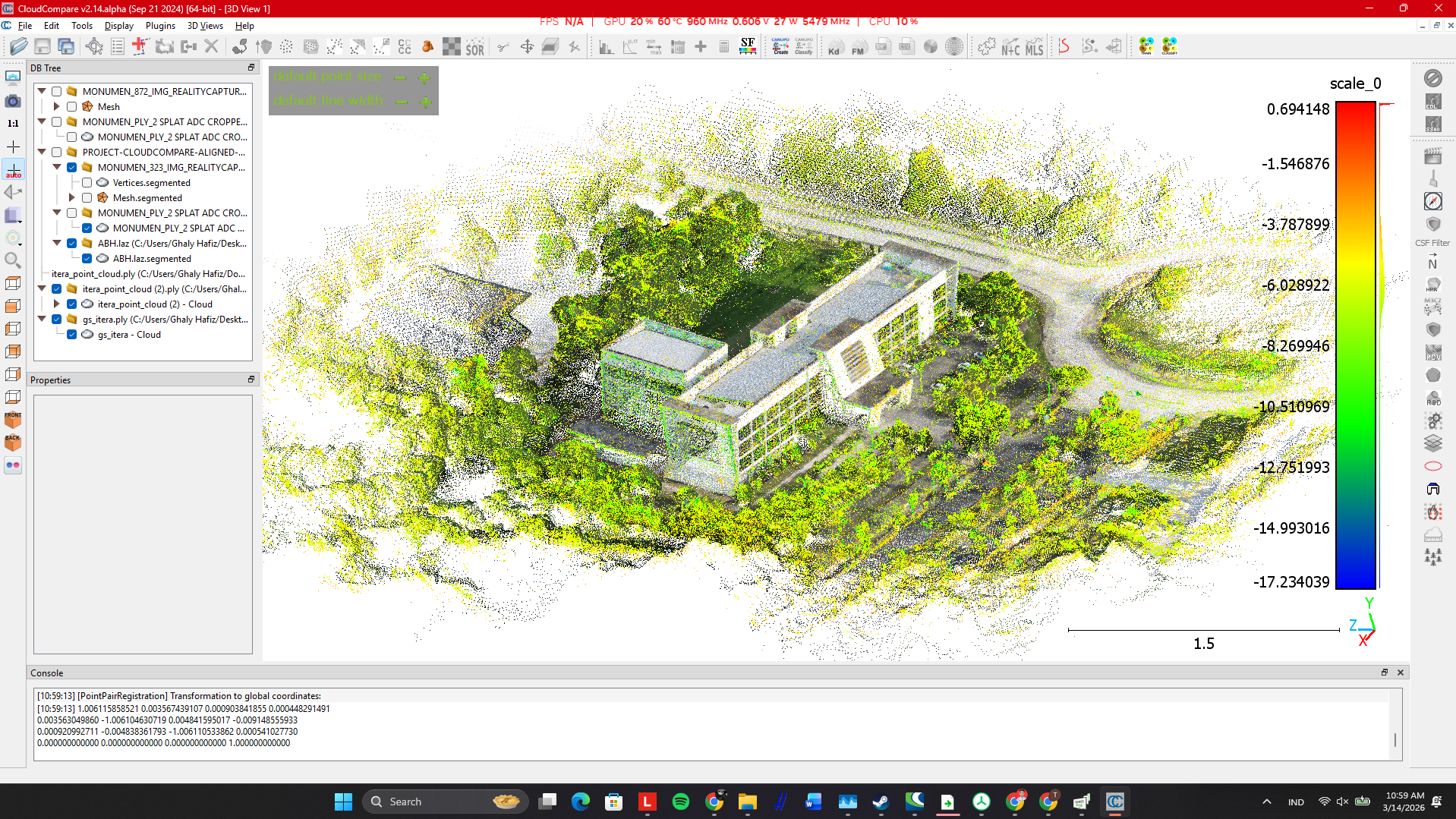 3D LiDAR vs 3D Gaussian Splatting