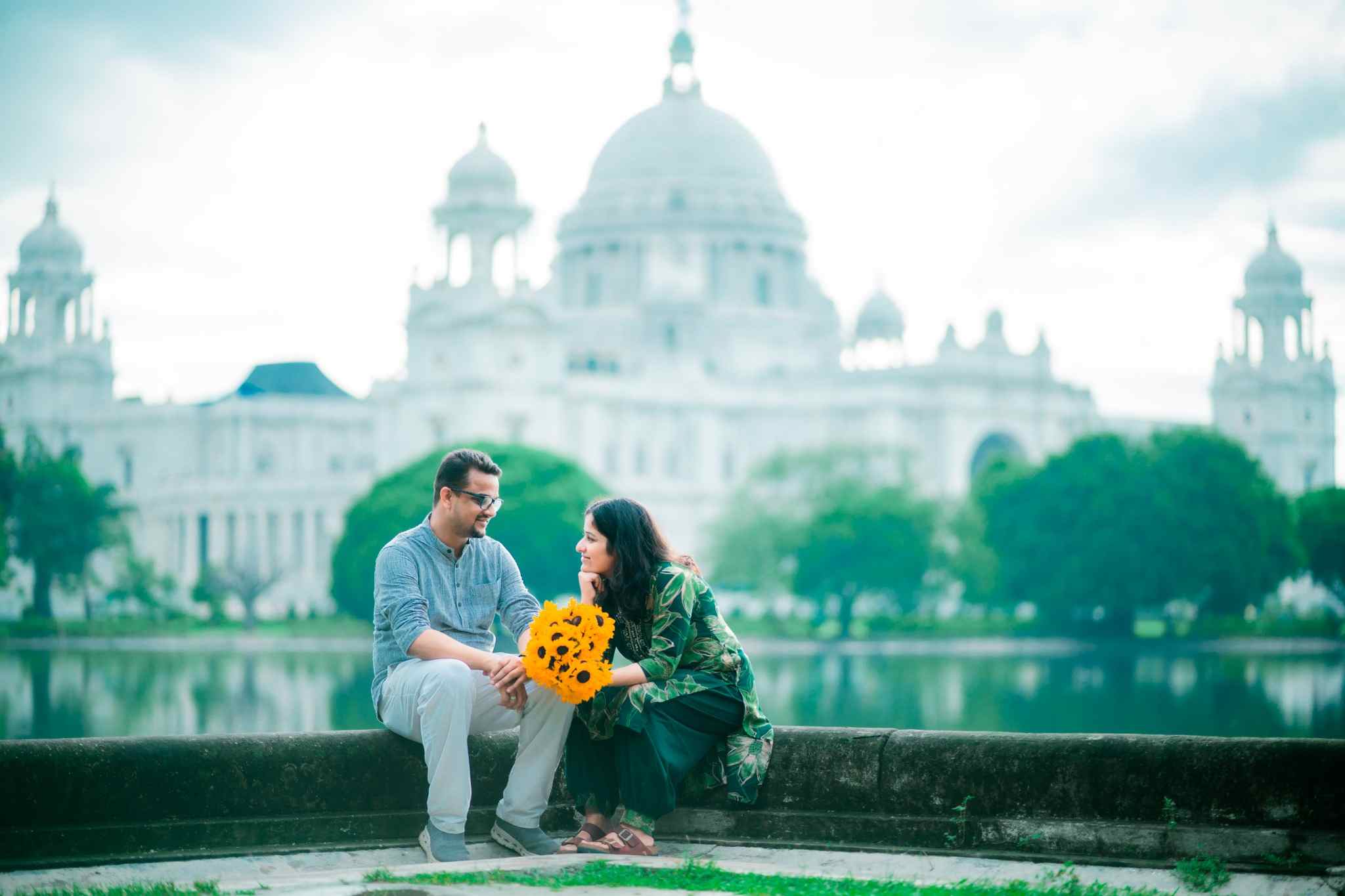 Pre Wedding Ceremony With Drone Footage  in Howrah - 2